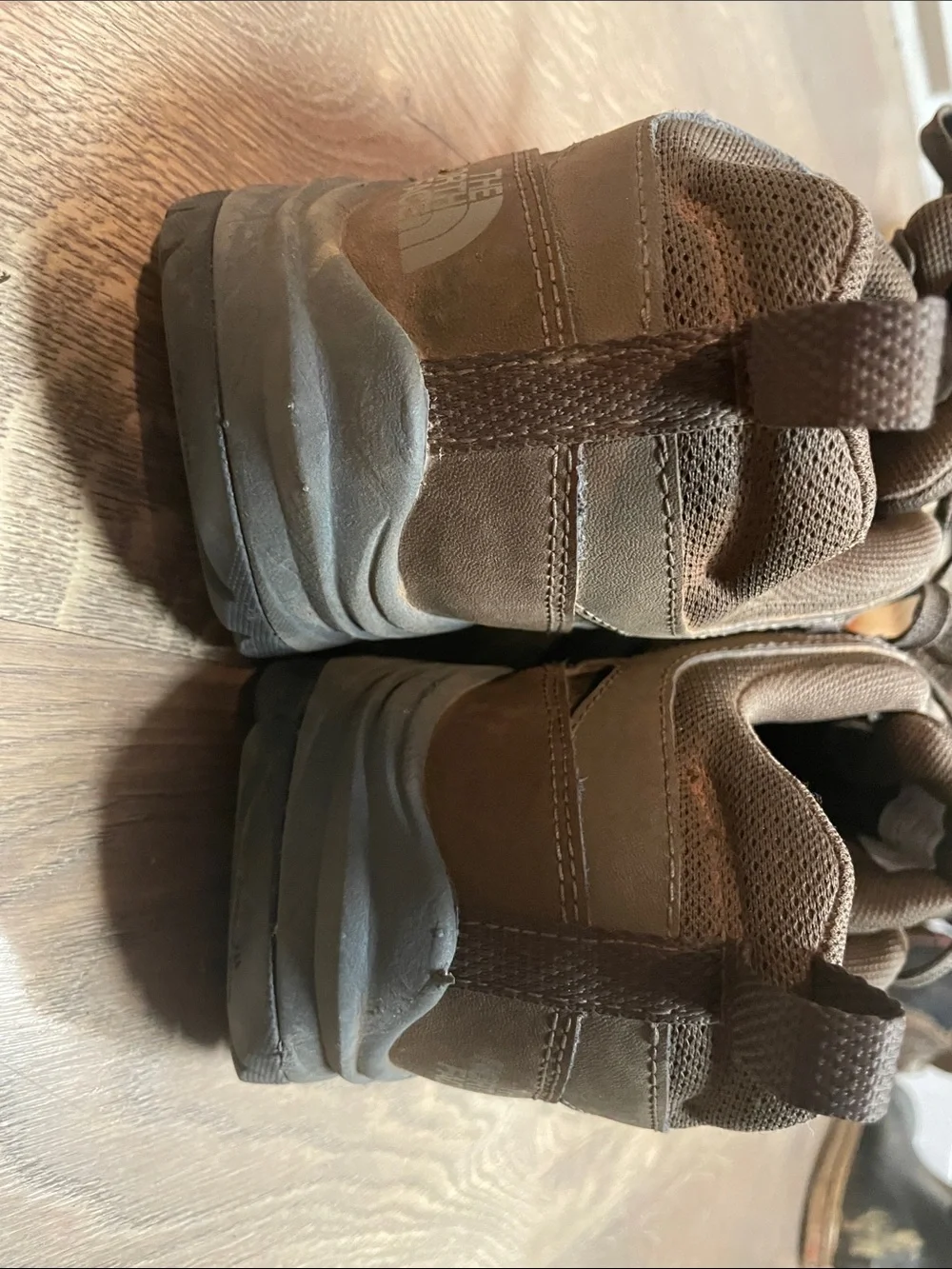 The North Face Men's Brown Lace-Up Trail Sneakers
